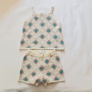 ZARA girls crochet set